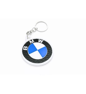 BMW Logolu 3D Baskı Anahtarlık – Premium Tasarım Mavi Beyaz Araç Anahtarlığı