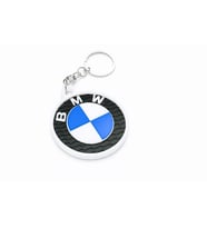 BMW Logolu 3D Baskı Anahtarlık – Premium Tasarım Mavi Beyaz Araç Anahtarlığı