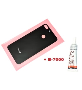 Honor 9 Lite Arka Pil Batarya Kapağı (CAM+B-7000) SİYAH