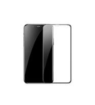 Apple iPhone 11 Pro Uyumlu Zore Kenarları Kırılmaya Dayanıklı Cam Ekran Koruyucu (Siyah)