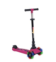 WİNKY SCOOTER PEMBE IŞIKLI TEKER KATLANABİLİR 5+YAŞ (Standart)