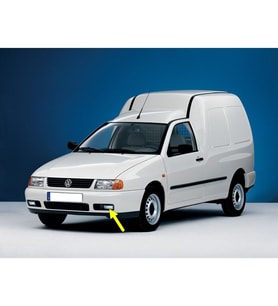 VW Caddy 1996-2003 Ön Tampon Sol Sis Farı Kapağı 6K5853665