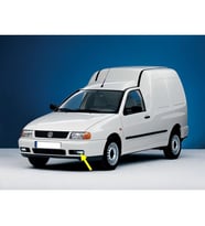 VW Caddy 1996-2003 Ön Tampon Sol Sis Farı Kapağı 6K5853665