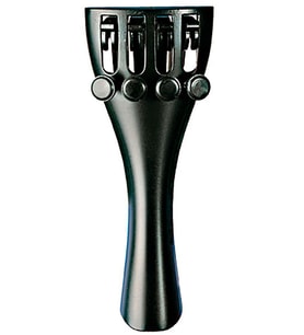 Picaldi 402112 Metal Fiksli Keman Kuyruğu (1/2)  Dahili 4 Adet İnce Ayar Fiksi ile Hassas Akort Kolaylığı Sağlayan Dayanıklı Metal Kuyruk