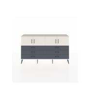 Arges Konsol 2 Raflı 6 Çekmeceli 4 Kapaklı 176x30x99 Aytaşı-Aytaşı/Antrasit