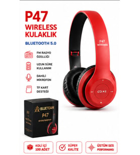 P47 KAFA ÜSTÜ BLUETOOTH KULAKLIK