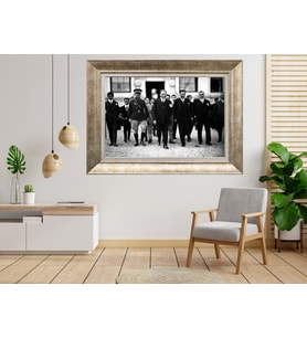 Gümüş Çerçeveli Atatürk Tablo as52