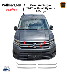 VW Crafter Krom Ön Panjur 4 prç. 2018 ve üzeri P.ÇELİK
