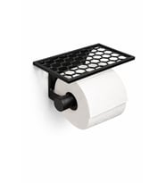 Modern Altıgen Raflı Tuvalet Kağıdı Askılığı Üst Raflı WC Kağıtlık Sert Plastik Dayanıklı