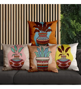 eJOYA Modern Tasarımlı 4'lü Yastık İçi Ve Kırlent Kılıfı 45cm 113816