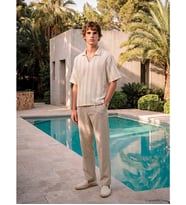 LC WAIKIKI Bej Regular Fit Pileli Erkek Pantolon