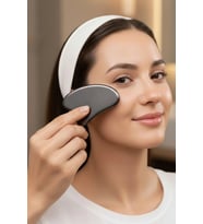 Hematit Gua Sha Yüz Yogası, Masaj Taşı 504-2