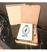 Ceo Ahşap Kutulu Defter Kalem Set 002