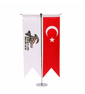 Özel Logolu 2'li Kırlangıç Bayrak