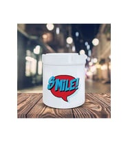 Smile Yazılı Küllük Pop Art Baskılı Kül Tablası