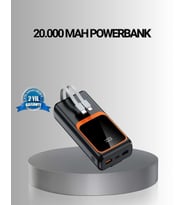 Powerbank 20000 mAh Yüksek Kapasiteli ve 22.5W Hızlı Şarj Destekli