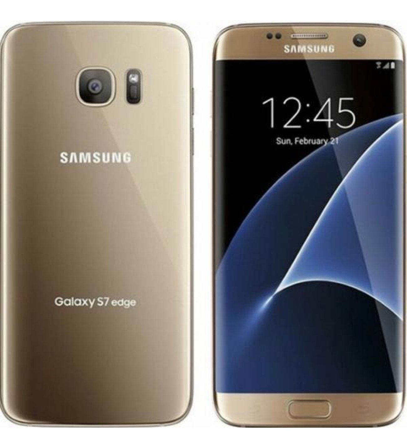 Galaxy S7 edge 32 GB SIMフリー美品 Samsung Galaxy S7 Edge 32 GB Gold Cep Telefonu ( Teşhir-Outlet)