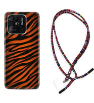 Xiaomi Poco X3 Pro M4 Pro X4 Pro C40 10C Kılıf Boyun Asklı Rasta Silikon Leopar Yeni 1676