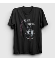 Presmono Unisex Siyah Dragontown Sai Alice Cooper T-Shirt 496770tt