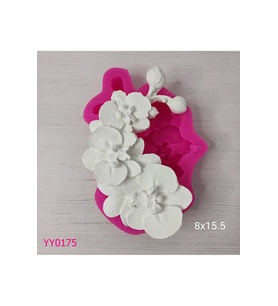 YY0175 Orkide Çiçek Tomurcuklu Silikon Kalıp