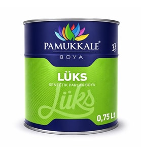 Pamukkale Lüks Parlak Sentetik Yağlı Boya 0.75 Lt Beyaz