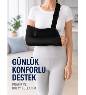 Fileli Kol Askısı Ayarlanabilir Omuz Askılı Nefes Alabilen Kol Destekleyici