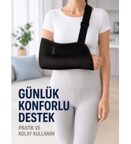 Fileli Kol Askısı Ayarlanabilir Omuz Askılı Nefes Alabilen Kol Destekleyici