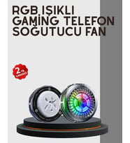 Rgb  Telefon Fanı Sessiz Soğutucu Tüm Akıllı Telefonlara Uygun