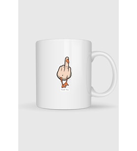 Duck You Tasarımlı Kupa Bardak