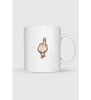 Duck You Tasarımlı Kupa Bardak