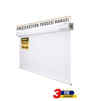 GÖLGE STOR En200cm Boy180cm Manuel Projeksiyon Perdesi Parlama Yapmaz 200X180