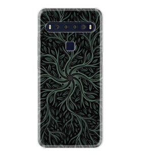 TCL 10L 10 Plus 10SE 20E 20SE 30SE L7 Kılıf Desemli Silikon Sarmaşıklar 1675