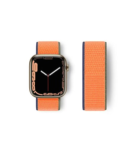 Watch 42Mm Hasırlı Cırtcırtlı Kordon - Turuncu