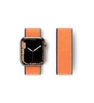 Watch 42Mm Hasırlı Cırtcırtlı Kordon - Turuncu