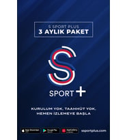 S Sport Plus 3 Aylık Paket (Siyah)