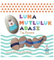 Luna Mutluluk Adası-Taş Boyama (Ciltli)