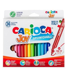 CARIOCA 40616 JOY SÜPER YIKANABİLİR KEÇELİ BOYA KALEMİ 36'LI