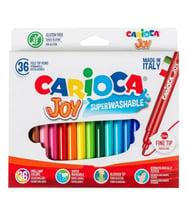 CARIOCA 40616 JOY SÜPER YIKANABİLİR KEÇELİ BOYA KALEMİ 36'LI