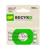 Gp Recyko 950 Mah R03 AAA Şarjlı 2 Li Pil