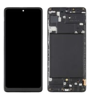 Samsung A71 Lcd Dokunmatik Ekran Çıtalı (Siyah)