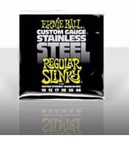 Ernie Ball P02246 Stainless Steel Regular Slinky 10-46 Elektro Gitar Teli