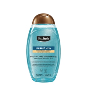 Deep Fresh Duş jeli Scrub Mavi Kapaklı 400 ml