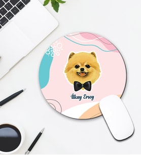 Kişiye Özel Köpek Tasarımlı Mouse Pad 136