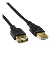 Powermaster PM-31240 Gold Uç 10 Metre USB 2.0 Erkek-Dişi Uzatma Kablosu