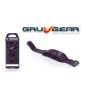 Gruv Gear FW-1PK-MED-LG FretWrap Wood Ceviz (Large) Ahşap Görünümlü Seri, 6-7 Telli Bas ve 7-8 Telli Gitar Uyumlu, Tel Susturucu Bant