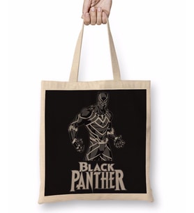Pantera Negra Panther 2 Bez Çanta Uzun Saplı