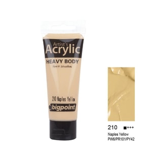 Bigpoint Akrilik Boya 75 ml Naples Yellow 210 