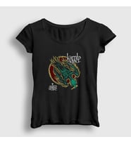 Presmono Kadın Siyah Ashes V2 Lamb Of God T-Shirt 394182tt