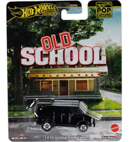 Hot Wheels Old School Model Araba 1979 Dodge Ram Van - Cast Ölçek 1:64 - Uzunluk 7 Cm - Hvj38 - Pop (Çok Renkli)
