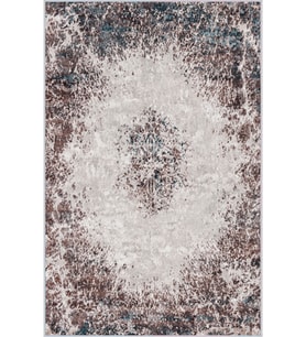 Eliana Home Baskılı, Yıkanabilir Kaymaz Taban Salon Halısı LNA1335-HT198 100x150 cm (Kahverengi)
